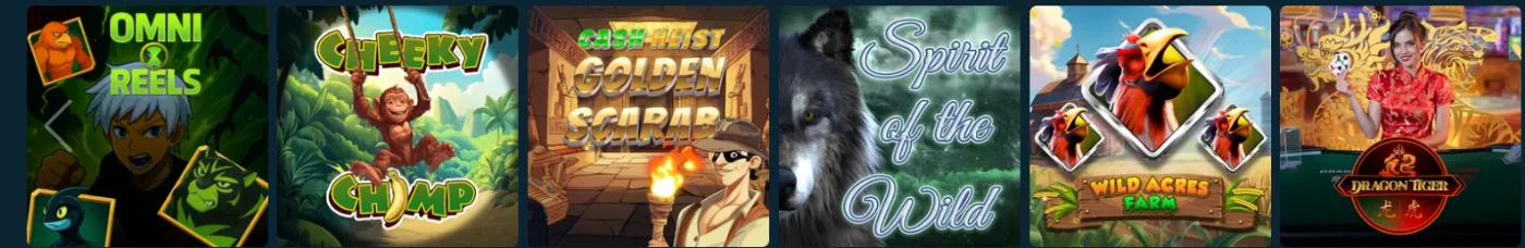Dendera Casino Slots Disponibles Dendera Casino selección de slots con diferentes juegos de tragamonedas